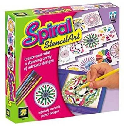 Toy Market Spiral Stencil Art Amav2461