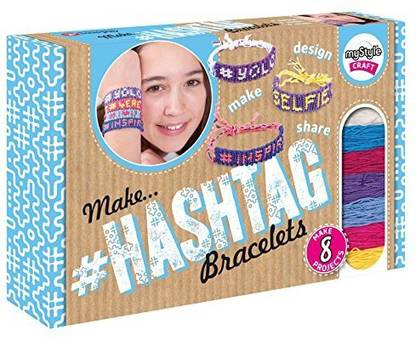 My Style Craft Hashtag Bracelets