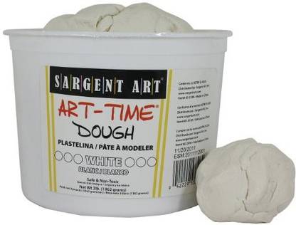SARGENT ART 85-3396 3-Pound Art-Time Dough, White
