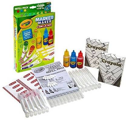 CRAYOLA Marker Maker with Emoji Tips Refill Pack