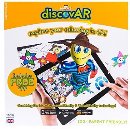 Mardles discovAR 4D Colouring Book - Home & Garden