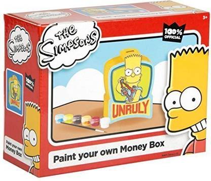 The Simpsons Paint Your Own Money Box - Bart Simpson