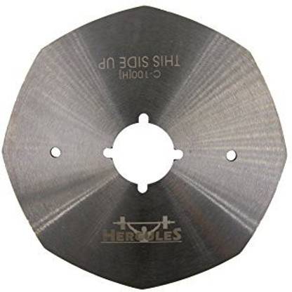 HERCULES Hc-100 Octagonal Knife Cloth Cutting Machine - 4-Inch Round Knife Fabric Cutting Machine (4" Octa-Round Blade)