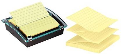 3M Post-It(R) Super Sticky Pop-Up Notes Dispenser For 4 In X 4 In Notes, Clear, 90-Sheet Pad Included (Ds440)