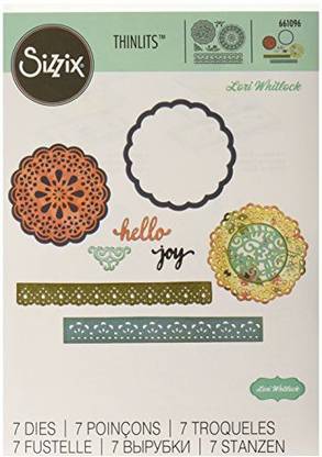 Sizzix Ellison Hello Doily Thinlits Die Set By Lori Whitlock (7 Pack)