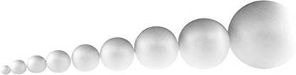 Lacrafts Smooth Foam Balls Sampler Pack - 9 Different Sizes