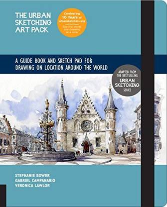 Quarry Books The Urban Sketching Art Pack: A Guide Book And Sketch Pad For Drawing On Location Around The World--Includes A 112-Page Paperbac