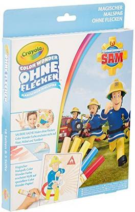 CRAYOLA 12799. 4100�Color Wonder���Fireman Sam Colouring Book, Multi-Colour