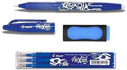 Pilot Pen 1 Frixion Ball Blue Ink Eraser Set of 3