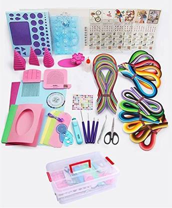 Yurroad Paper Quilling Kit With 1740 Strips And Paper Quilling Tools And Storage Box