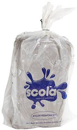 Scola 12.5Kg Reinforced Air Drying Modelling Clay (Stone)