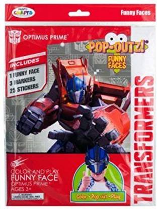 Bulk Buys Transformers Pop-Outz Funny Faces Toy