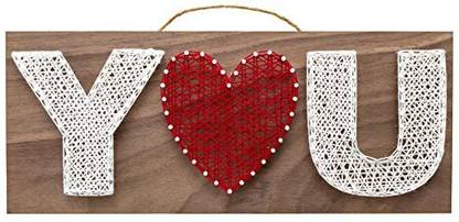 Everyday "I Love You" Diy String Art Kit - String Art From The Heart By Beautiful Gifts: Complete Craft Project Set With String