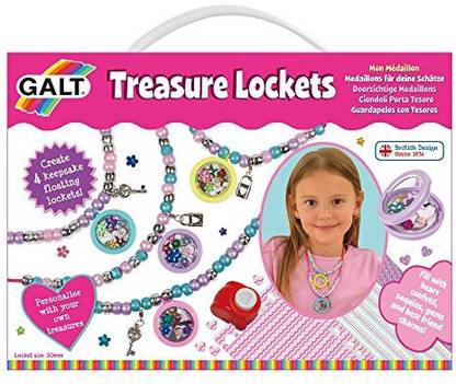 Galt Toys Treasure Lockets, Keepsake Jewellery Kit
