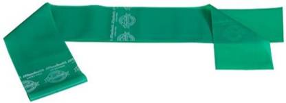 Theraband Heavy Resistance Latex Free Exercise Band 6 Feet( Length) x 4 Inches( Width) Green Resistance Band