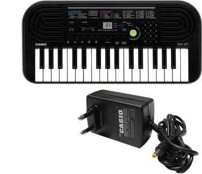 CASIO SA-47 with Adaptor (with Adaptor) Digital Portable Keyboard