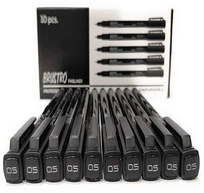 BRuSTRO Professional Pigment Based Fineliner Pen