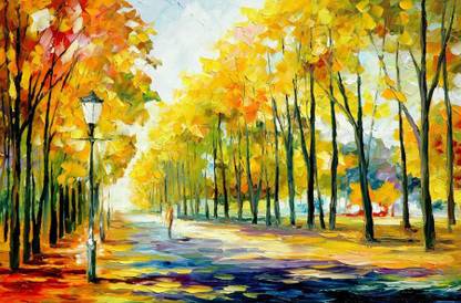 Garden Art Painting/Wall Décor/Size 18"x24" Canvas Art