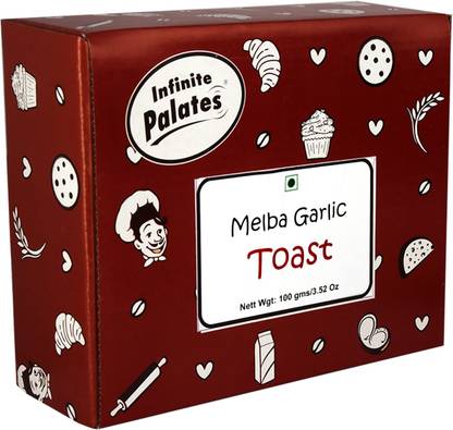 Infinite Palates Melba Garlic Toast Assorted Biscuit