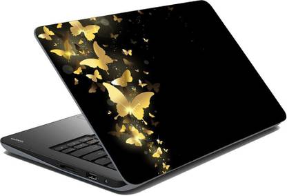 Paper Plane Design Desi PVC (Polyvinyl Chloride) Laptop Skin Compatible for 15.6 inch