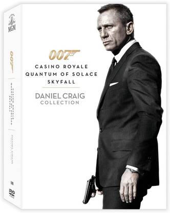 007: Daniel Craig 3 Movies Collection - (Casino Royale + Quantum of Solace + Skyfall) (3 Disc Box Set)