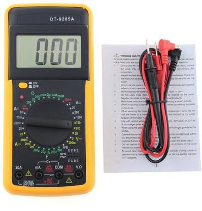 robocraze Dt9205A+ Digital Multimeter With Probes Digital Multimeter