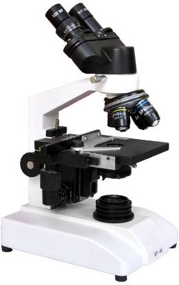 Droplet 40b Binocular Compund Microscope for Laboratory, Student Use with Led light Objective Microscope Lens