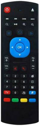vrct 2.4G Bluetooth Wireless Air Mouse Keyboard Motion Gyroscope Smart TV Remote MXQ M8S IR Learning for Android Smart TV Box Media Player Toshiba, LG, Sony, Onida, Videocon, UV, Samsung, Sansui Remote Controller