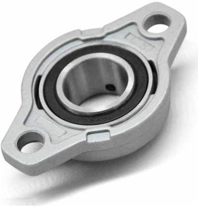 INVENTO 1 Pcs FL000 10mm Self Aligning Flange Pillow Block Ball Bearing - 3D Printer/CNC Wheel Bearing