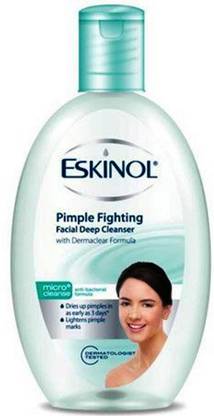 ESKINOL Pimple Fighting Facial Deep Cleanser with Anti-Bacterial Formula Face Wash