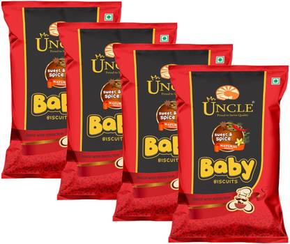 Mr. O Uncle Baby Biscuits jeffy pack of 4 Biscotti Biscuit