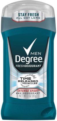 Degree Silver Ion Technology Intense Sport Men's Deodorant - 3 oz Deodorant Roll-on  -  For Men