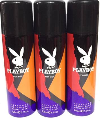 PLAYBOY RED Deodorant Spray  -  For Men