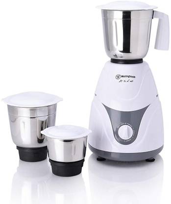 Westinghouse MP60W3A-DS 600-Watt Mixer Grinder with 3 Jars (Grey/White) 250 W Mixer Grinder