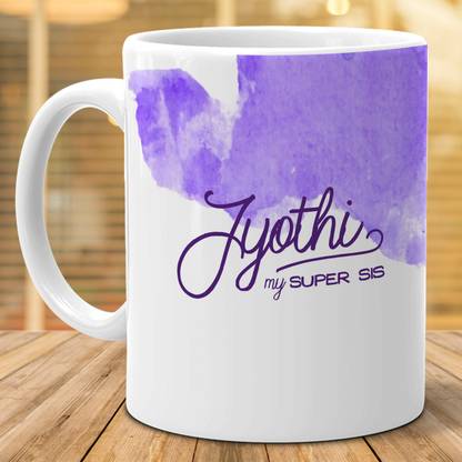HOT MUGGS "Jyothi" - My Super Sis Ceramic Coffee Mug