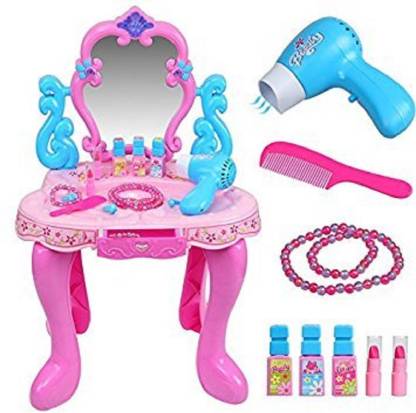 Kids Girls Princess Battery Operated, Vanity Mirror Set For Little Girl