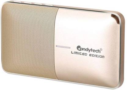 Candytech Bluetooth Portable Speaker with 6000mAh Power Bank and Microphone Wireless Bluetooth Speaker