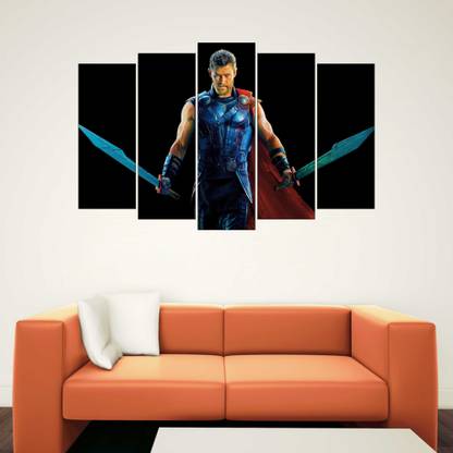 Impression Wall 58 cm Cartoon Characters Self Adhesive Sticker