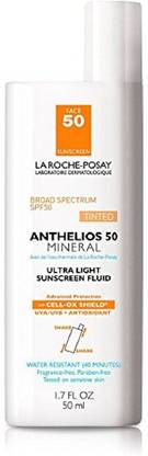 La Roche Posay Sunscreen - SPF 50  50 Mineral Sunscreen SPF 50 Ultra-Light Fluid Face