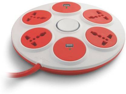 VIMAL Nexa 360 4 outlet socket & 2 USB 4  Socket Extension Boards