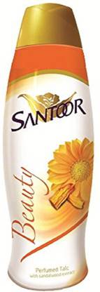 Santoor Sandal & Turmeric Soap Free) Talc 400g