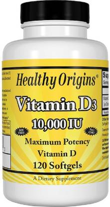 Healthy Origins Healthy Origins, Vitamin D3, 10,000 IU,