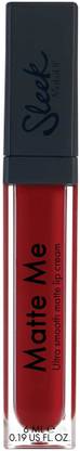 Sleek Matte Me Lip Gloss Fired Up-Smooth Matte Finish lipstick cream
