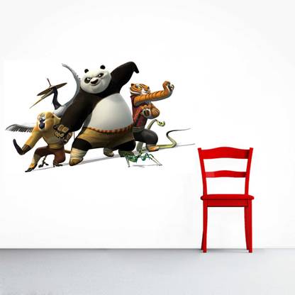 Impression Wall 46 cm Kung Fu Panda Self Adhesive Sticker