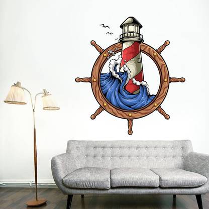 Flipkart SmartBuy 155 cm Sea Self Adhesive Sticker