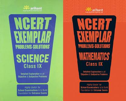 NCERT Exemplar Problems-Solutions SCIENCE And MATHEMATICS class 9 ( Set Of 2 Books )