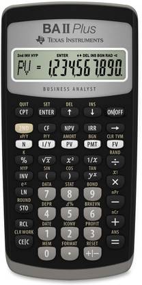 TEXAS INSTRUMENTS 3072018 BA II Plus Financial Calculator Financial  Calculator