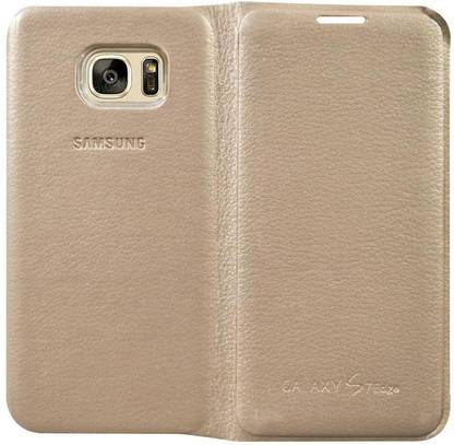 Coverage Flip Cover for Samsung Galaxy S7 edge (SM-G935FZDUINS/SM-G935FZSUINS/ SM-G935FZKUINS)