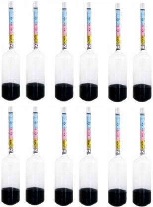 BALRAMA Lactometer Check Water in Milk At Home 12pc Lactometer Milk Purity Tester Milk Gravity Meter Glass Lactometer to Check Water in Milk Portable Handheld Adulteration Milk Density Testing Equipment Tool Instant Lactometer for Milk Testing at Home & Dairy Milk Industry Analogue Thermometer