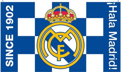 Real Madrid C.F. Real Madrid Rectangle Hand Flag